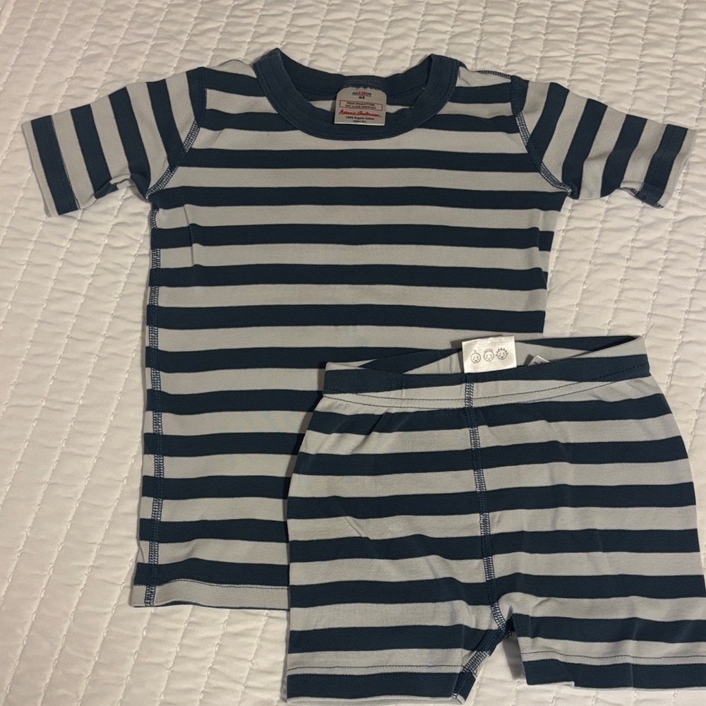 Hanna Andersson striped short pajamas